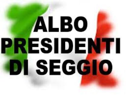 Aggiornamento Albo Presidenti di seggio